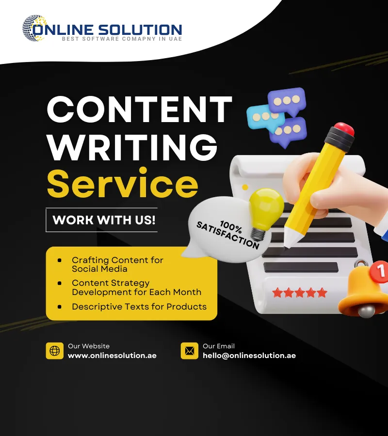 Content Writing-onlinesolution.ae E-Commerce-Marketing-online solution Marketing agency